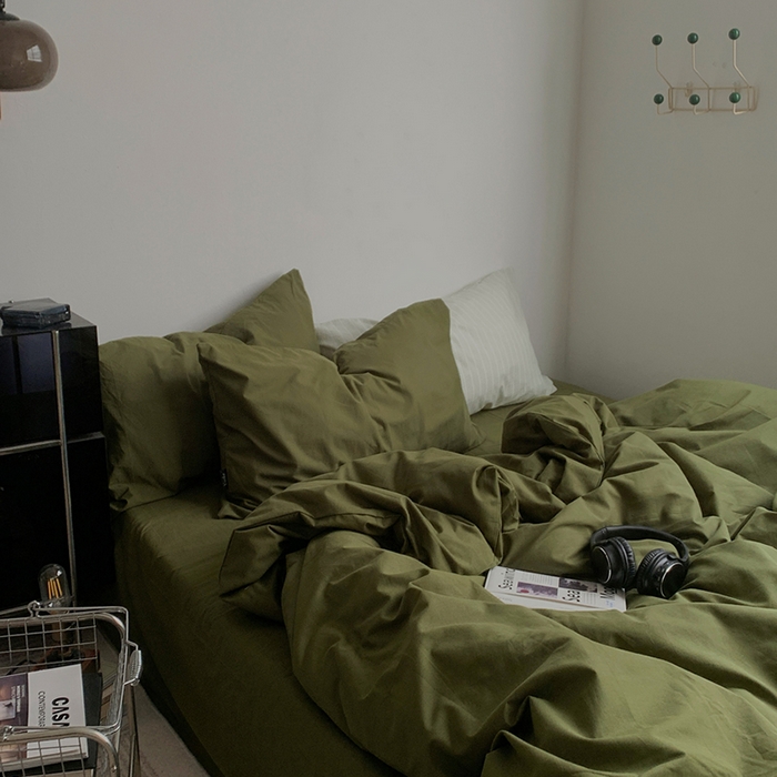 91家纺网 家纺一手货源 找家纺 （总）柚可家居 2025新款色织水洗棉四件套-米罗