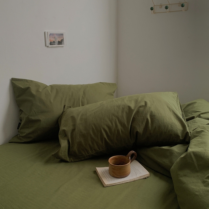 91家纺网 家纺一手货源 找家纺 （总）柚可家居 2025新款色织水洗棉四件套-米罗