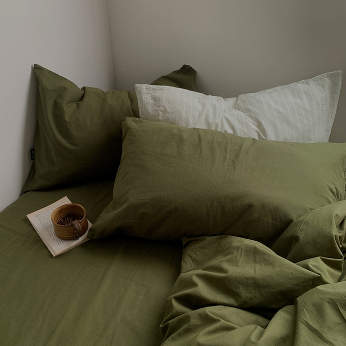 91家纺网 家纺一手货源 找家纺 （总）柚可家居 2025新款色织水洗棉四件套-米罗