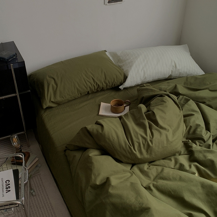 91家纺网 家纺一手货源 找家纺 （总）柚可家居 2025新款色织水洗棉四件套-米罗