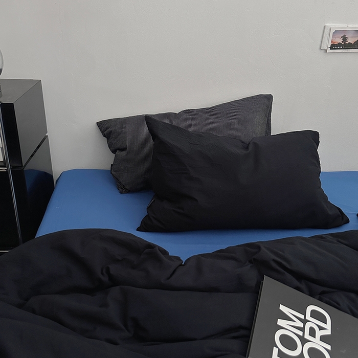 91家纺网 家纺一手货源 找家纺 （总）柚可家居 2024新款40支色织水洗棉四件套-乌苏