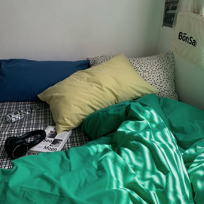 91家纺网 家纺一手货源 找家纺 （总）柚可家居 2024秋季新款全棉色织水洗棉四件套-加州之旅