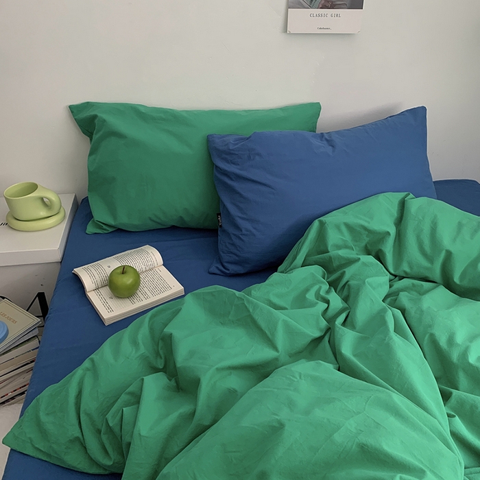 91家纺网 家纺一手货源 找家纺 （总）柚可家居 2024新款40支色织水洗棉四件套-珂玛