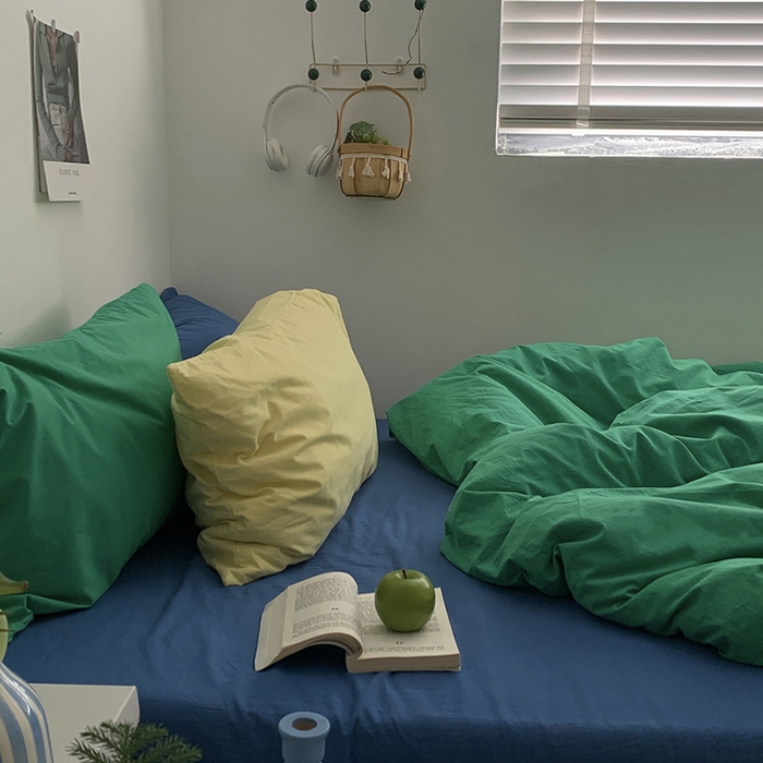 91家纺网 家纺一手货源 找家纺 （总）柚可家居 2024新款40支色织水洗棉四件套-珂玛