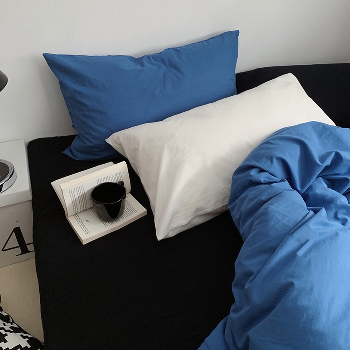 91家纺网 家纺一手货源 找家纺 （总）柚可家居 2024新款40支色织水洗棉四件套-深海秘境