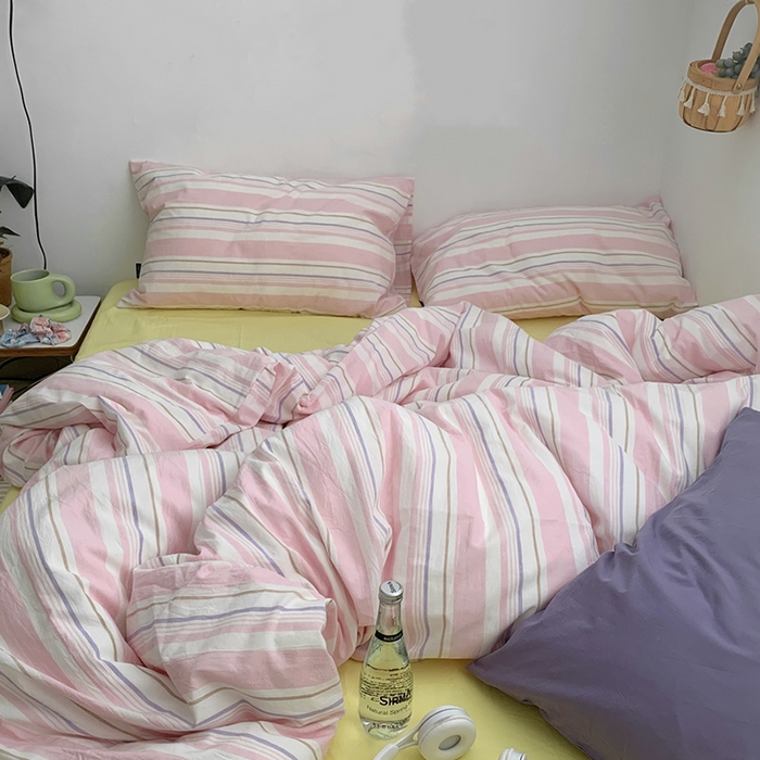 91家纺网 家纺一手货源 找家纺 （总）柚可家居 2024秋季新款全棉色织水洗棉莫吉托