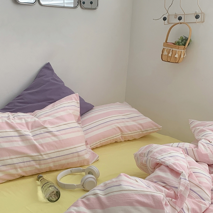 91家纺网 家纺一手货源 找家纺 （总）柚可家居 2024秋季新款全棉色织水洗棉莫吉托