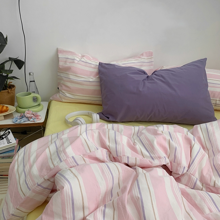 91家纺网 家纺一手货源 找家纺 （总）柚可家居 2024秋季新款全棉色织水洗棉莫吉托