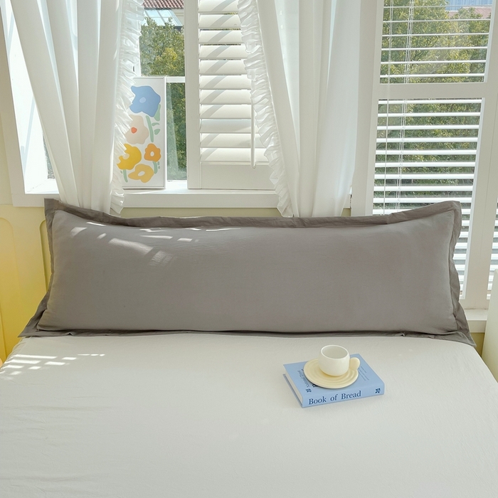 91家纺网 家纺一手货源 找家纺 （总）雨彤家纺 2025年新款A类纯色水洗棉枕套