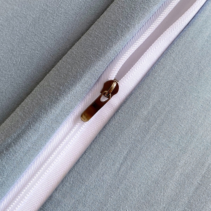 91家纺网 家纺一手货源 找家纺 雨彤家纺 2025年新款A类纯色水洗棉枕套 兰色