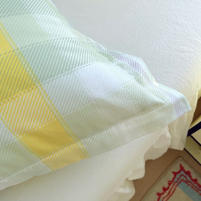 91家纺网 家纺一手货源 找家纺 （总）雨彤家纺 2025年新款A类条纹水洗棉枕套