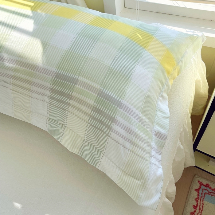 91家纺网 家纺一手货源 找家纺 （总）雨彤家纺 2025年新款A类条纹水洗棉枕套