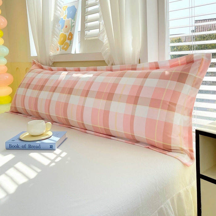 91家纺网 家纺一手货源 找家纺 雨彤家纺 2025年新款A类条纹水洗棉枕套 曼迪格