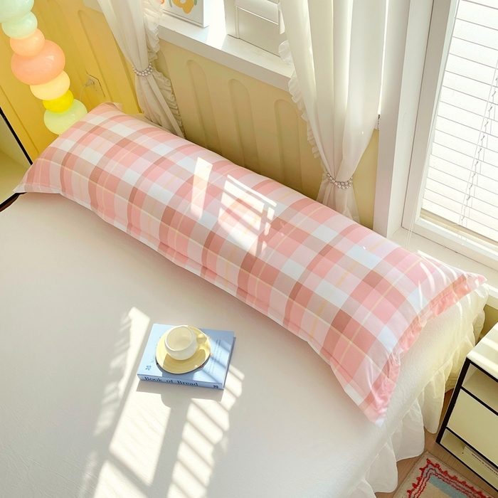 91家纺网 家纺一手货源 找家纺 雨彤家纺 2025年新款A类条纹水洗棉枕套 曼迪格