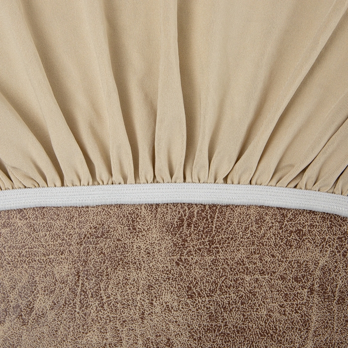 91家纺网 家纺一手货源 找家纺 沐沐家纺 2026春夏新款澜悦沙发笠 浅咖