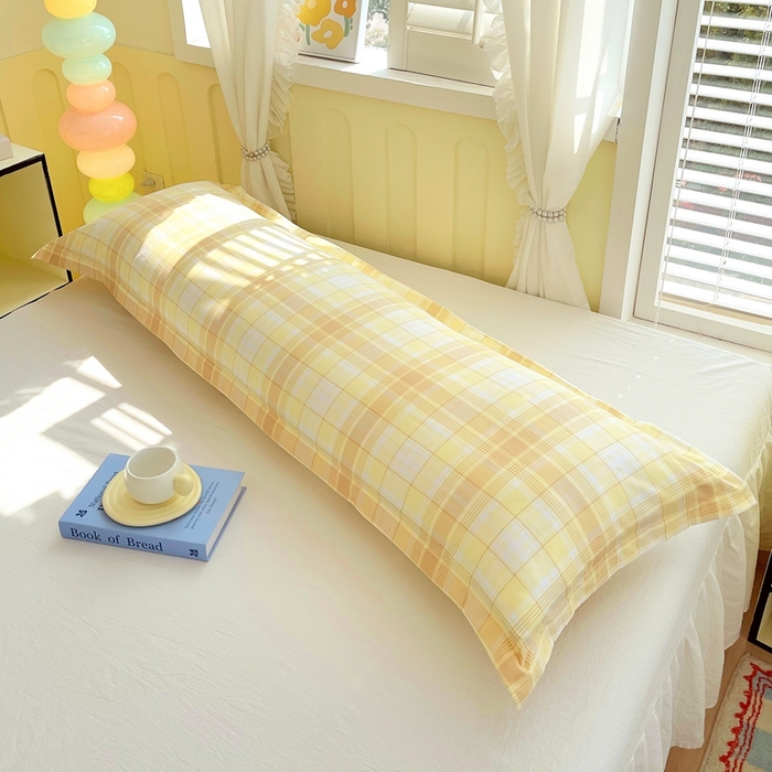 91家纺网 家纺一手货源 找家纺 雨彤家纺 2025年新款A类条纹水洗棉枕套 希格文