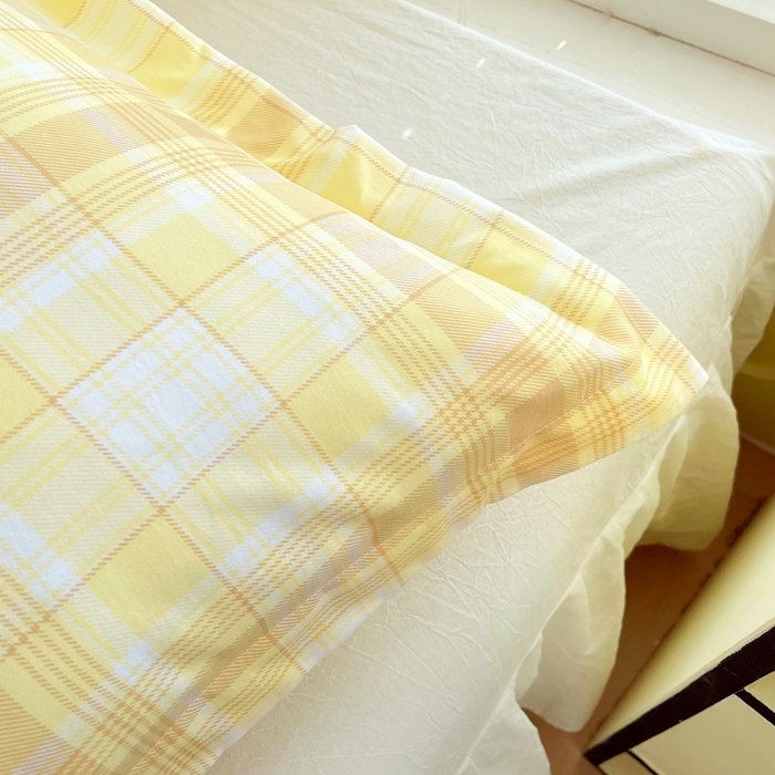 91家纺网 家纺一手货源 找家纺 雨彤家纺 2025年新款A类条纹水洗棉枕套 希格文