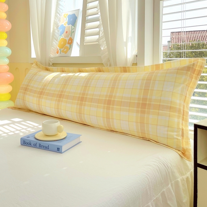 91家纺网 家纺一手货源 找家纺 雨彤家纺 2025年新款A类条纹水洗棉枕套 希格文