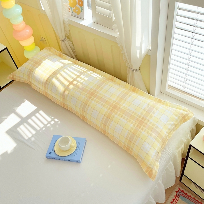 91家纺网 家纺一手货源 找家纺 雨彤家纺 2025年新款A类条纹水洗棉枕套 希格文