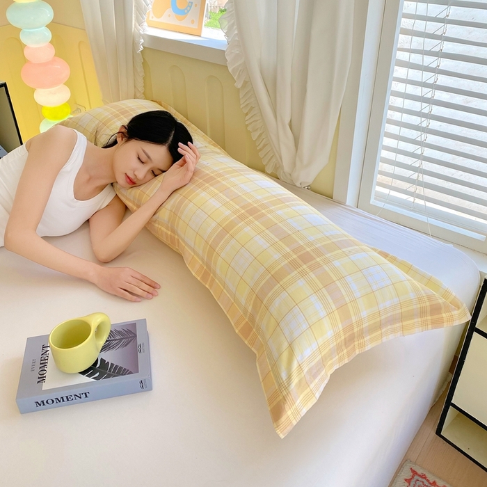 91家纺网 家纺一手货源 找家纺 雨彤家纺 2025年新款A类条纹水洗棉枕套 希格文