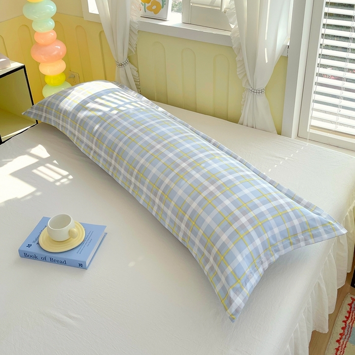 91家纺网 家纺一手货源 找家纺 雨彤家纺 2025年新款A类条纹水洗棉枕套 芙兰仕