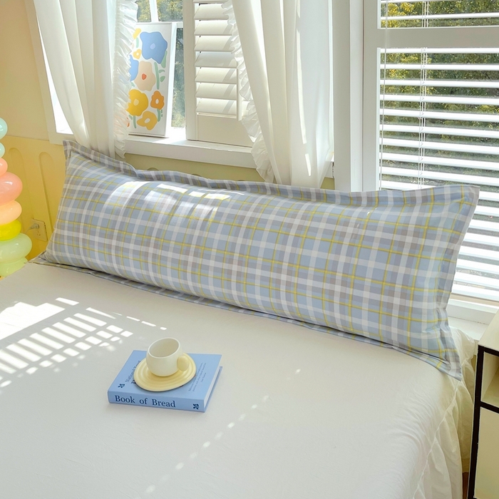 雨彤家纺 2025年新款A类条纹水洗棉枕套 芙兰仕