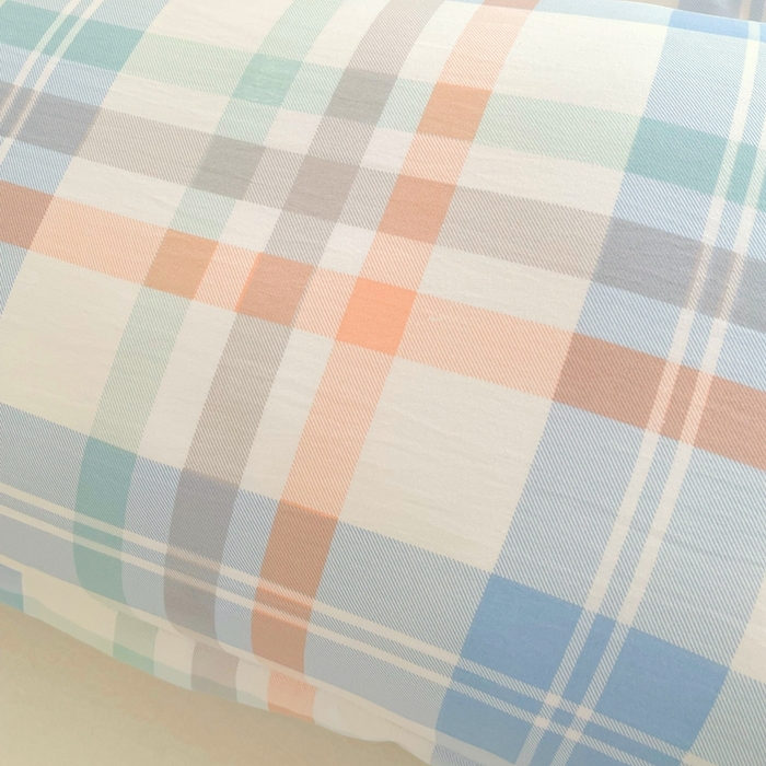 91家纺网 家纺一手货源 找家纺 雨彤家纺 2025年新款A类条纹水洗棉枕套 索尔