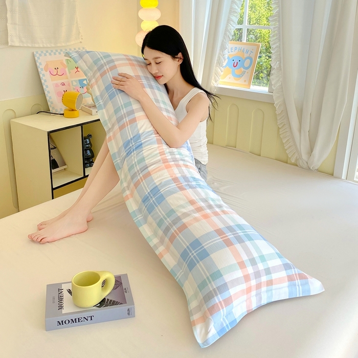 91家纺网 家纺一手货源 找家纺 雨彤家纺 2025年新款A类条纹水洗棉枕套 索尔