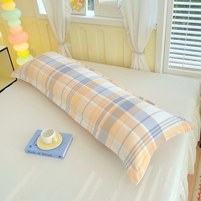 91家纺网 家纺一手货源 找家纺 雨彤家纺 2025年新款A类条纹水洗棉枕套 科曼格