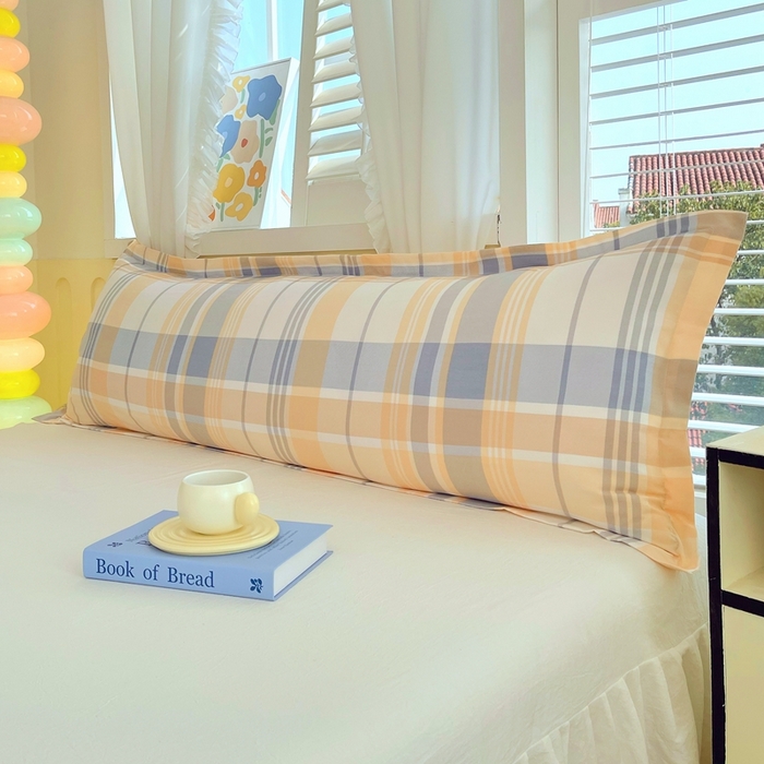 91家纺网 家纺一手货源 找家纺 雨彤家纺 2025年新款A类条纹水洗棉枕套 科曼格