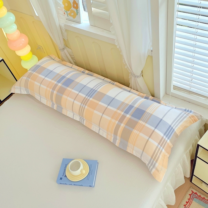 91家纺网 家纺一手货源 找家纺 雨彤家纺 2025年新款A类条纹水洗棉枕套 科曼格