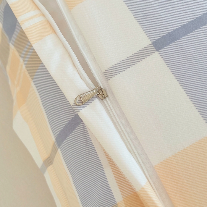 91家纺网 家纺一手货源 找家纺 雨彤家纺 2025年新款A类条纹水洗棉枕套 科曼格