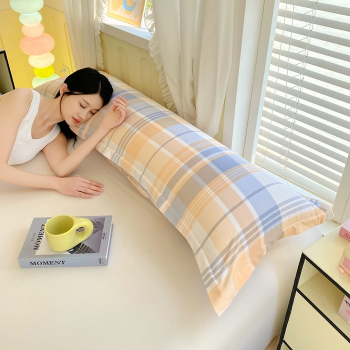 91家纺网 家纺一手货源 找家纺 雨彤家纺 2025年新款A类条纹水洗棉枕套 科曼格