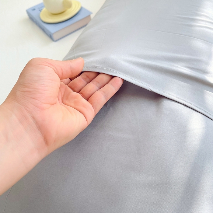 91家纺网 家纺一手货源 找家纺 雨彤家纺 2025年新款A类条纹水洗棉枕套 安格尔