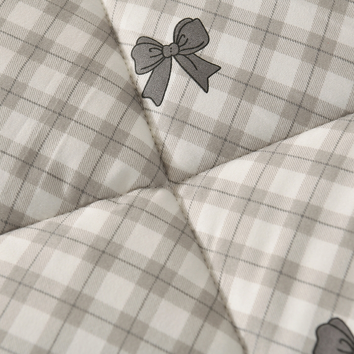 91家纺网 家纺一手货源 找家纺 无瑕家居 2025年新款水洗棉冬被春秋被被子被芯床褥被芯学生宿舍被子被芯 蝴蝶格灰