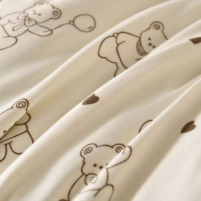 91家纺网 家纺一手货源 找家纺 无瑕家居 2025年新款水洗棉冬被春秋被被子被芯床褥被芯学生宿舍被子被芯 暖心小熊