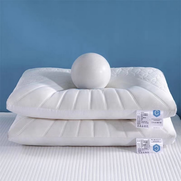 91家纺网 家纺一手货源 找家纺 佳尚枕芯2024新款乳胶零压力定型枕护颈助睡眠枕枕头枕芯 48x74cm/只高枕  