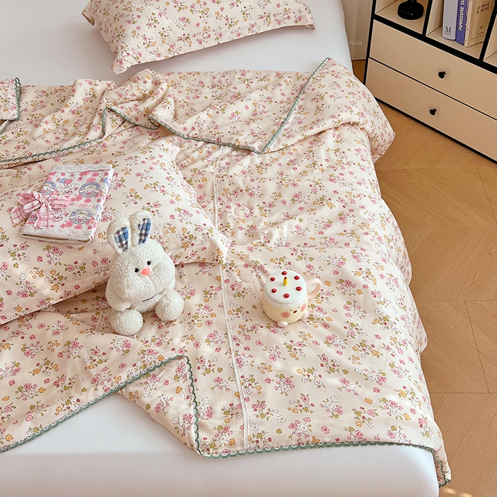 91家纺网 家纺一手货源 找家纺 （总）VIP被业 2025新款书香绸网红直播小红书夏凉被凉感冰丝天丝夏被