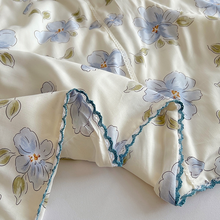 91家纺网 家纺一手货源 找家纺 VIP被业 2025新款书香绸网红直播小红书夏凉被凉感冰丝天丝夏被 岁堤春晓