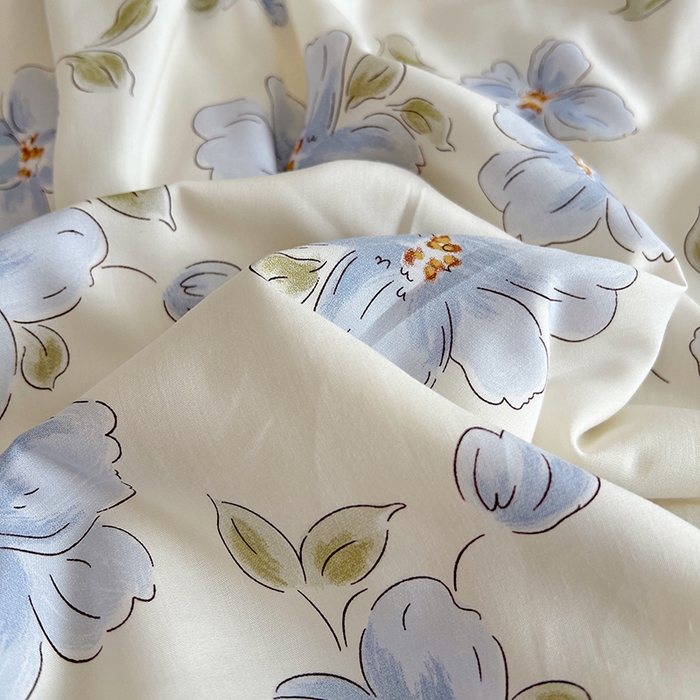 91家纺网 家纺一手货源 找家纺 VIP被业 2025新款书香绸网红直播小红书夏凉被凉感冰丝天丝夏被 岁堤春晓