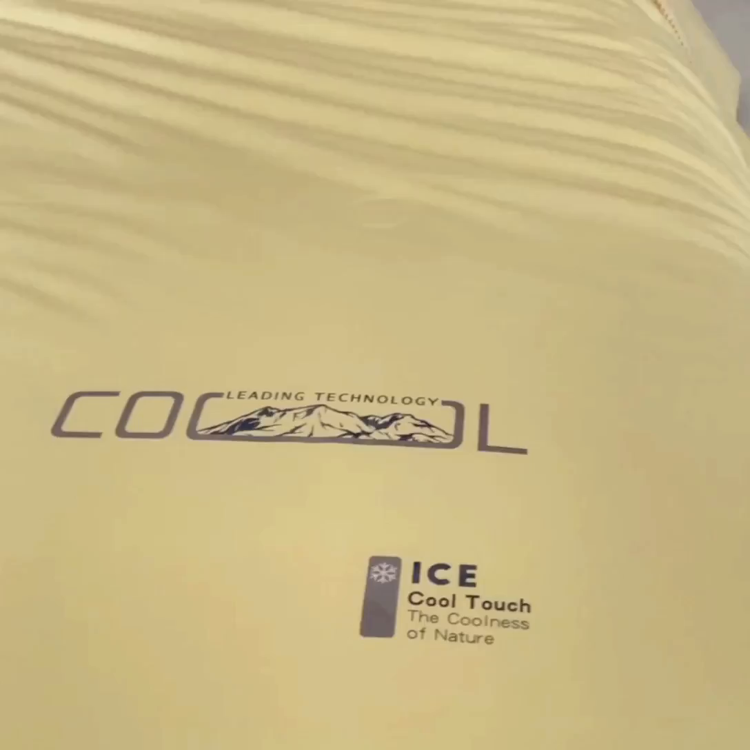 91家纺网 家纺一手货源 找家纺 VIP被业 2025新款云母凉感丝日本凉感科技冰淇淋氨纶天丝纯色夏被空调被 黄色