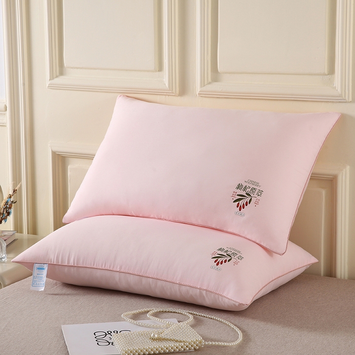 91家纺网 家纺一手货源 找家纺 佳尚枕芯2025新款枸杞原萃跑量枕芯学生枕头酒店枕单人双人枕芯枕头 枸杞原萃 粉48x74cm/只