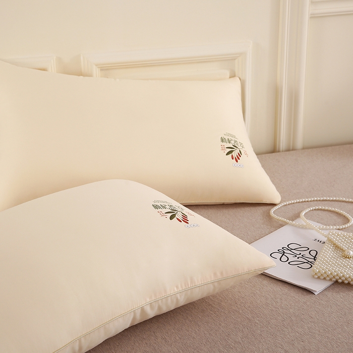 91家纺网 家纺一手货源 找家纺 佳尚枕芯2025新款枸杞原萃跑量枕芯学生枕头酒店枕单人双人枕芯枕头 枸杞原萃 米黄48x74cm/只