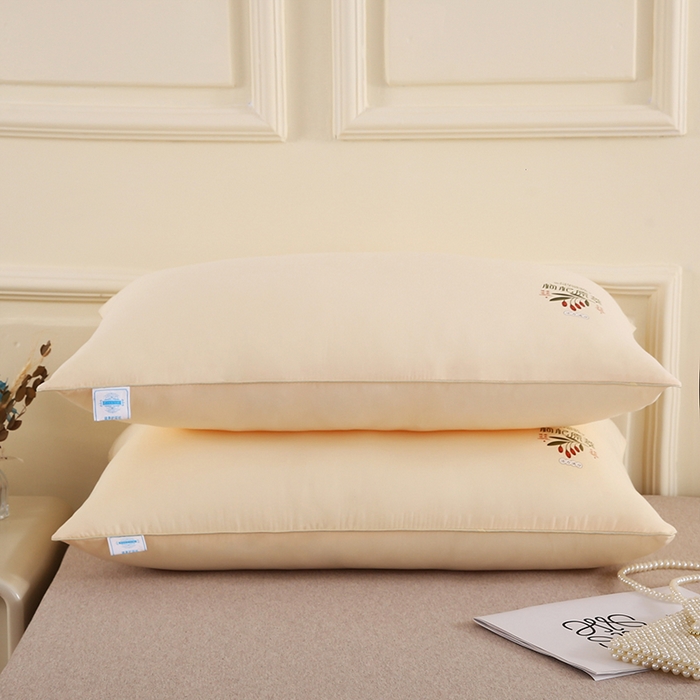 91家纺网 家纺一手货源 找家纺 佳尚枕芯2025新款枸杞原萃跑量枕芯学生枕头酒店枕单人双人枕芯枕头 枸杞原萃 米黄48x74cm/只