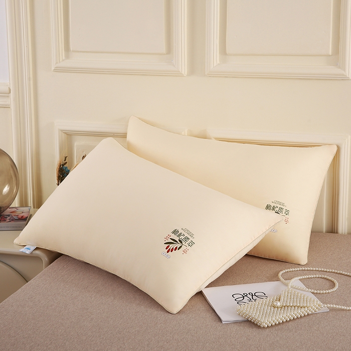 91家纺网 家纺一手货源 找家纺 佳尚枕芯2025新款枸杞原萃跑量枕芯学生枕头酒店枕单人双人枕芯枕头 枸杞原萃 米黄48x74cm/只