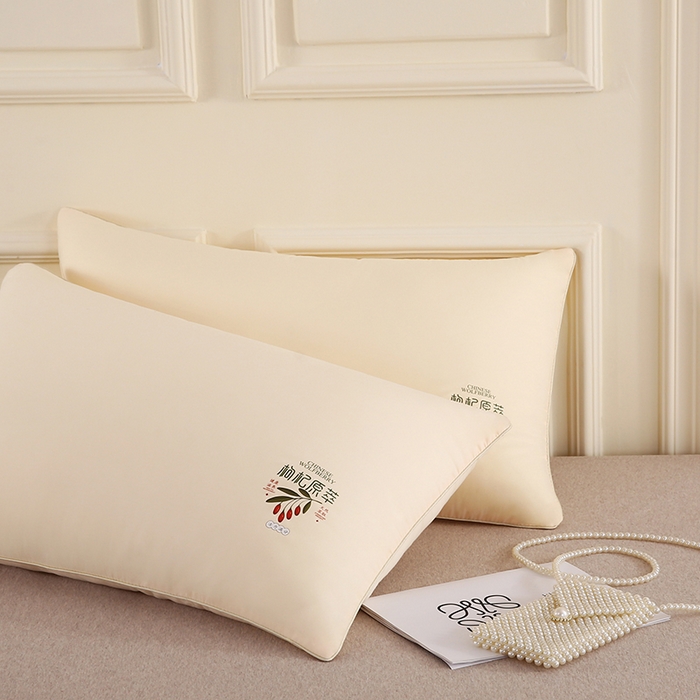 91家纺网 家纺一手货源 找家纺 佳尚枕芯2025新款枸杞原萃跑量枕芯学生枕头酒店枕单人双人枕芯枕头 枸杞原萃 米黄48x74cm/只 