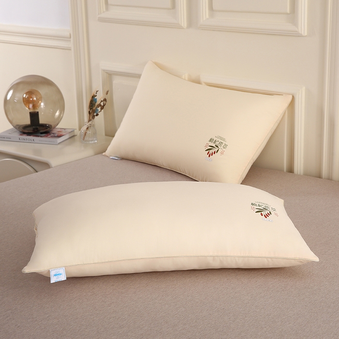 91家纺网 家纺一手货源 找家纺 佳尚枕芯2025新款枸杞原萃跑量枕芯学生枕头酒店枕单人双人枕芯枕头 枸杞原萃 米黄48x74cm/只 