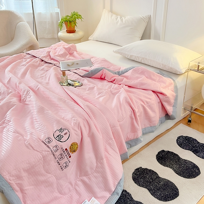 91家纺网 家纺一手货源 找家纺 （总）VIP被业 2025新款原棉夏被针织棉大豆夏凉被子被芯夏被被子空调被