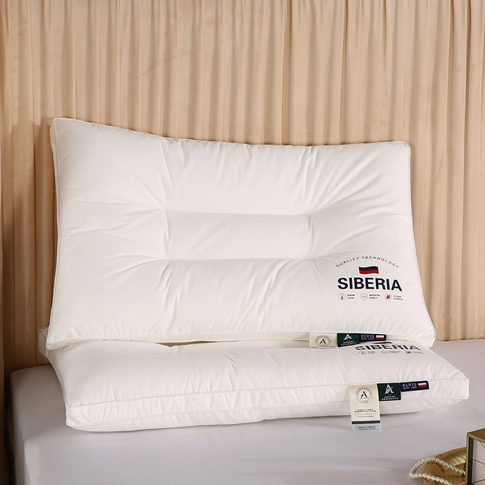 91家纺网 家纺一手货源 找家纺 （总）佳尚枕芯 2025新款立体纯棉全棉纯棉西伯利亚五星级酒店保健护颈枕芯超柔枕头