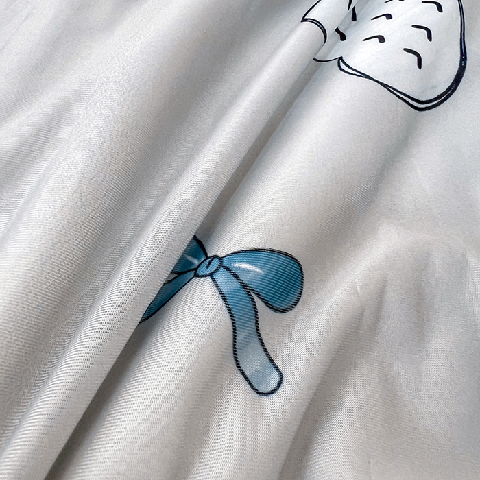 91家纺网 家纺一手货源 找家纺 VIP被业 2025新款印花凉感丝冰淇淋云母日本凉感科技冰淇淋氨纶凉感天丝纯色夏被空调被 快乐心情